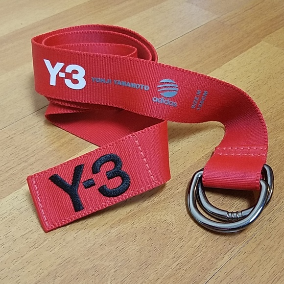 y3 belt red